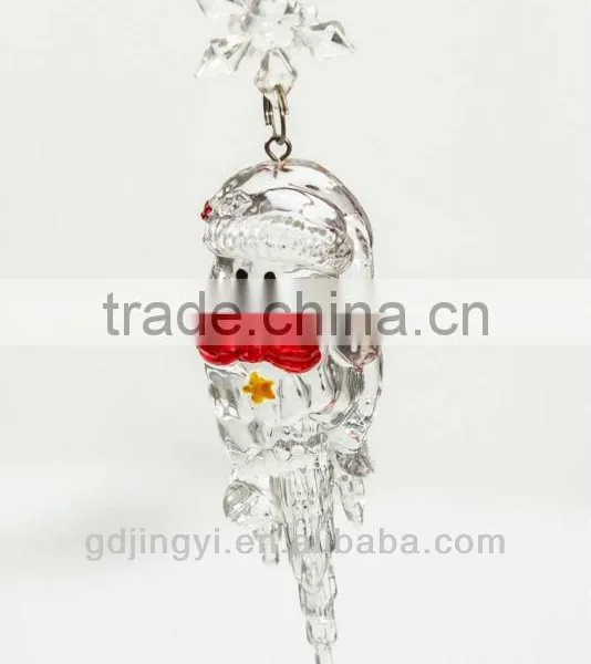 Acrylic Snowman Head Icicle Xmas Hanging Decorations photo-2
