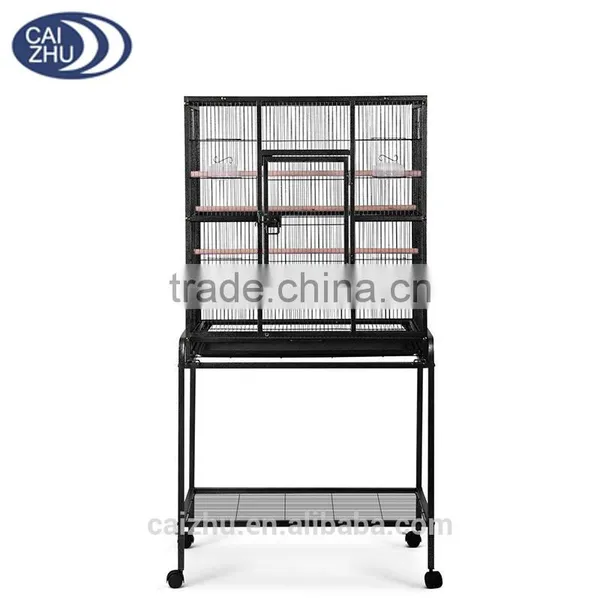 Pet Parrot Aviary Bird Cage Stand With Wheels photo-2