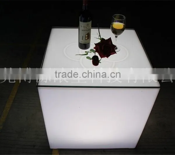 Led Furniture Plastic RGB Color Change Led Cube photo-4
