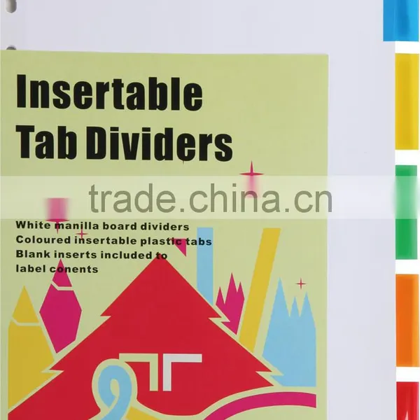 Insertable 5 Tab Dividers