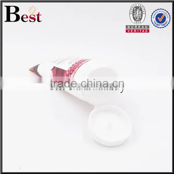 250ml Flower Logo Body Lotion Plastic Cosmetic Tube Packaging for Cosmetics photo-3