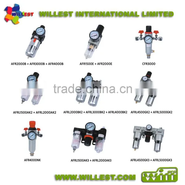 Compressor Parts - Air Filter Regulator Lubricator - Pneumatic Components Combination photo-2