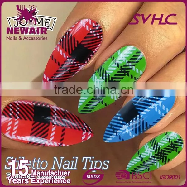 New Arrival Hot-selling Full Cover Pointed Art Design Nails photo-3