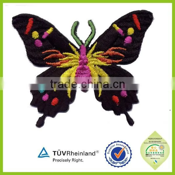Cheap Patch Embroidery Butterfly Stickers photo-3