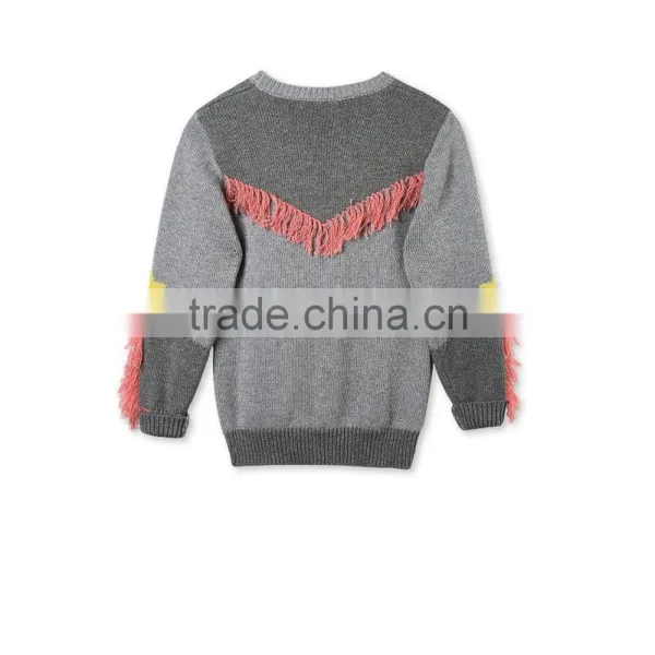 Baby Girl Design Cardigan Child Sweater Kids Clothing Children Jumper HSD5589 photo-2