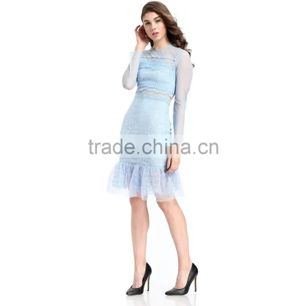 Domin Fashion Latest Lace Dress Designs for Ladies photo-5