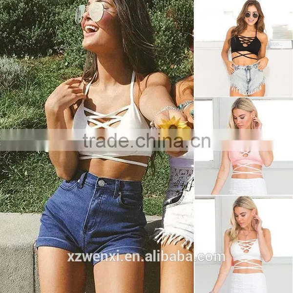 New Hot Style Backless and Tapes Sport Tank Top Vest