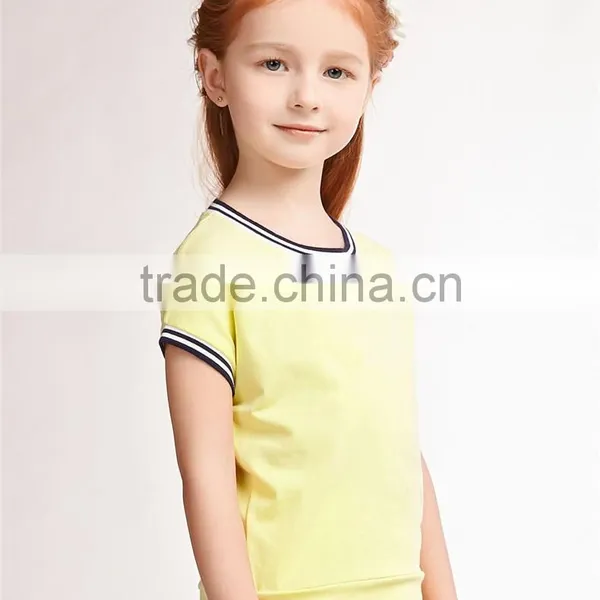 2016 Latest Cute Girl's O-neck t Shirt New Design Teenages t Shirt photo-2