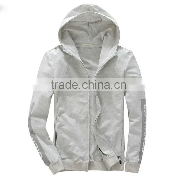 2016 New Product Fashion China Wholesale Professional Custom Zipper Hoodies photo-3