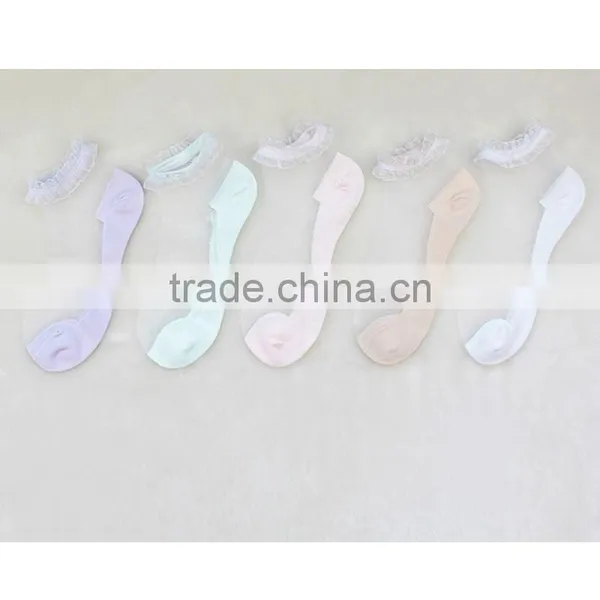 Fashion 20pcs/10pairs/lot Casual Crystal Silk Female Short Summer Sexy Transparent Elastic Lace Socks Women photo-5