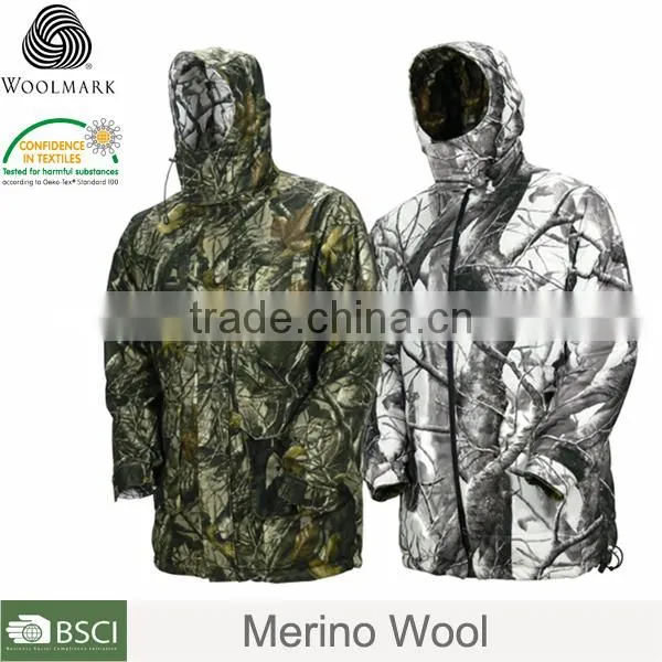 Merino Wool Woodland Jungle Hunting Camouflage Clothing photo-2