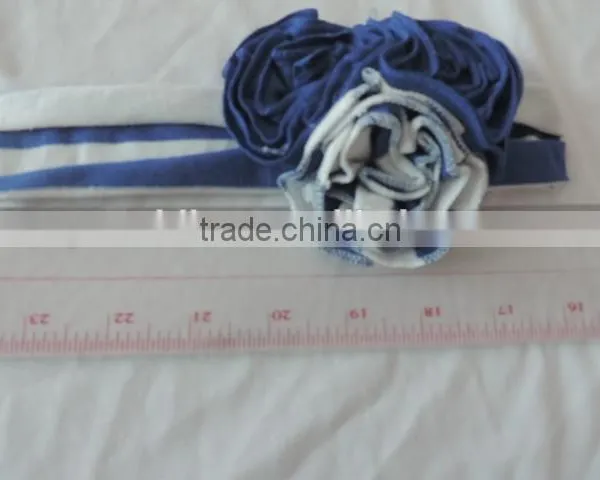 Boutique Stretch Hairbands for Baby Girls Cheap Remake Elastic Sport Stripe Headbands for Children Flower Hairwear photo-2