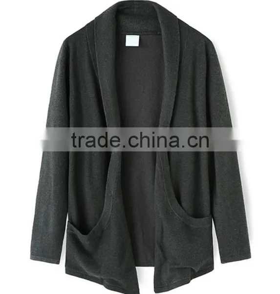 New Ideas Collar Wrap Grey Cashmere Knit Cashmere Sweater Mens for Sale photo-5