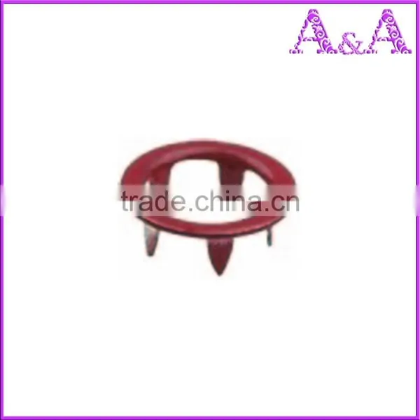 PRB6397a Silver Metal Ring Snap Button photo-6