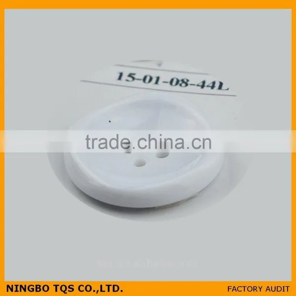 Pearl White Ladies Fur Coat Button photo-2