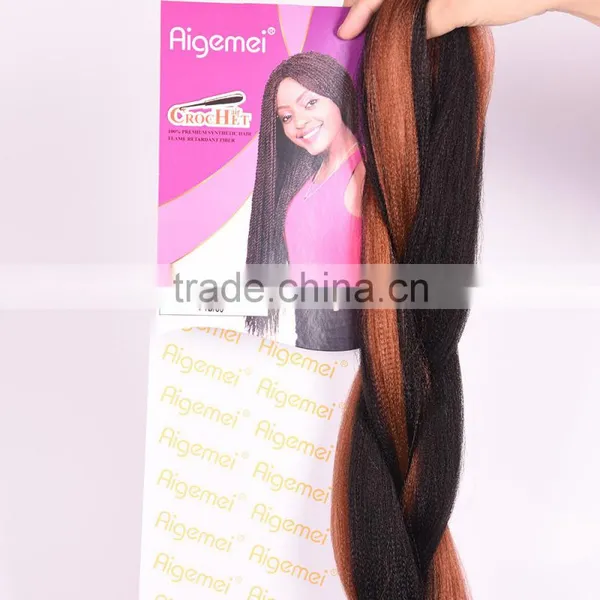 Black Rose Wholesale Ombre Colored Jumbo Crochet Braid Hair, Cheap Synthetic Hair Attachment for Braids photo-3