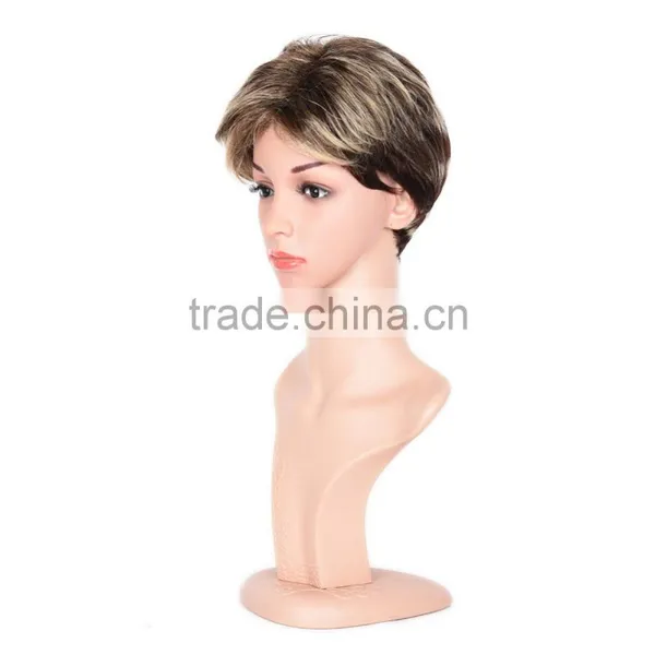 Large Stocks! High Quality Synthetic Cosplay Wig, Short Dark Brown Cosplay Hair Wig,cute Cosplay Wig photo-6