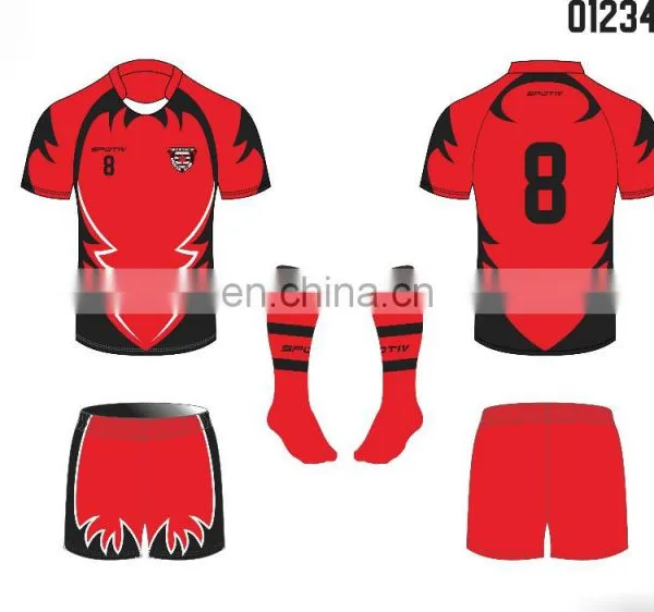 Customized Team Rugby Jersey Set photo-3