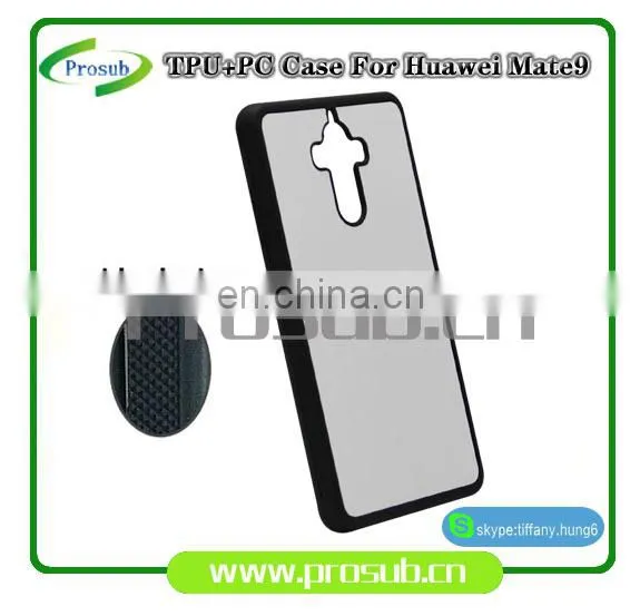 2d Sublimation Heat Transfer PC +TPU Silicon Blank Cell Phone Case for Prosub-Huawei Mate 9 photo-2