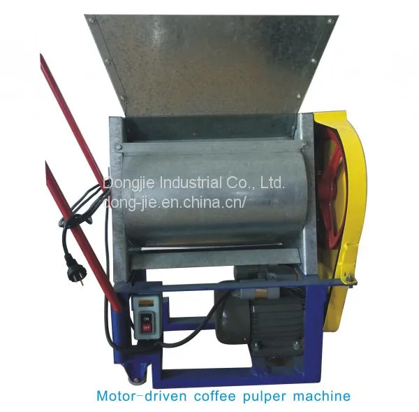 motor-driven coffee bean pulper machine