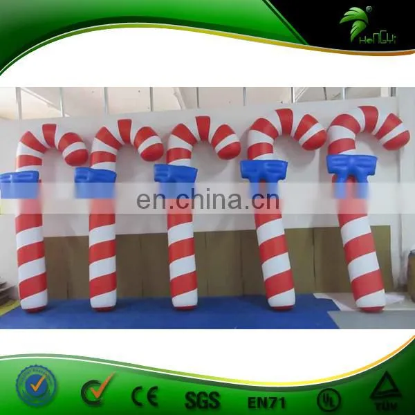 New Christmas Decorations 2016 Inflatable Christmas Arches, Inflatable Christmas Candy Cane, PVC Inflatable Crutch Balloon photo-2