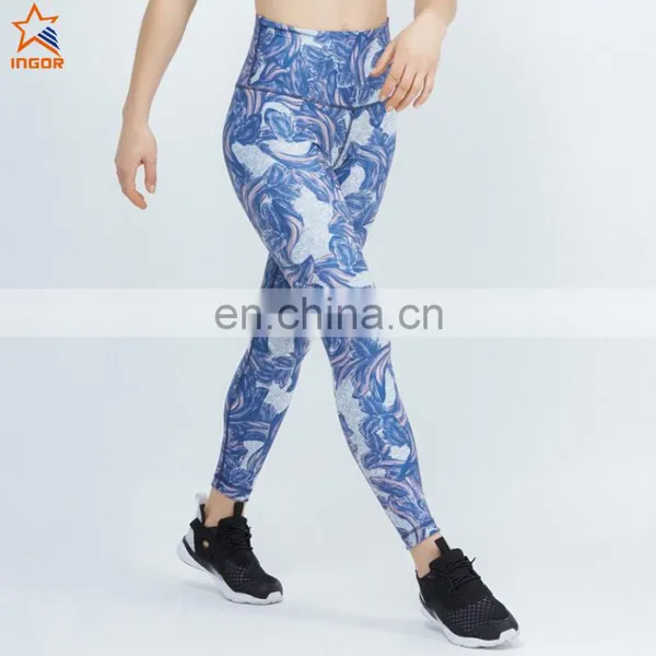 GAEANER Leather Stitching Black Seamless Pants Ladies Yoga Leggings Women