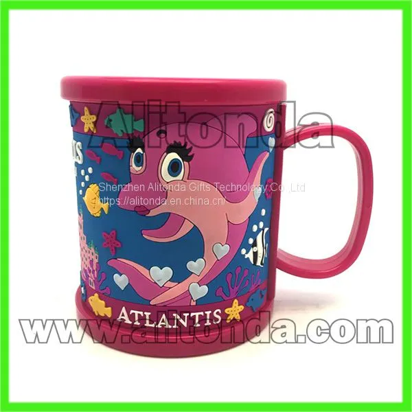 Custom Pvc Children Cartoon Animal Mugs for Promotional Gifts photo-5
