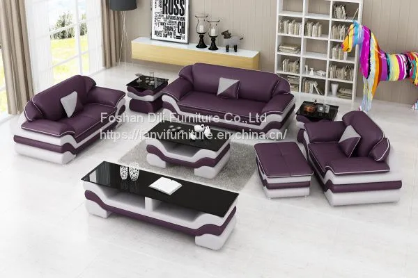 European Design Leather Sofa Set