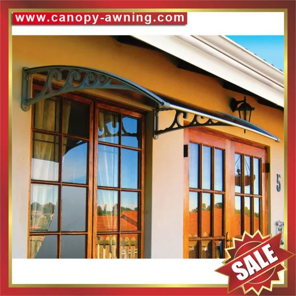 House Door Window Diy pc Awnings Awning Canopy Canopies Cover Shelter Polycarbonate Manufacturers photo-3