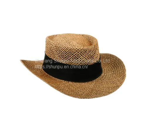 Paper Straw Cowboy Hat for Men