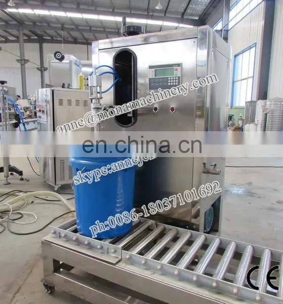 Weighing Type Semi-auto Paint Liquid Filler Filling and Capping Machine photo-2