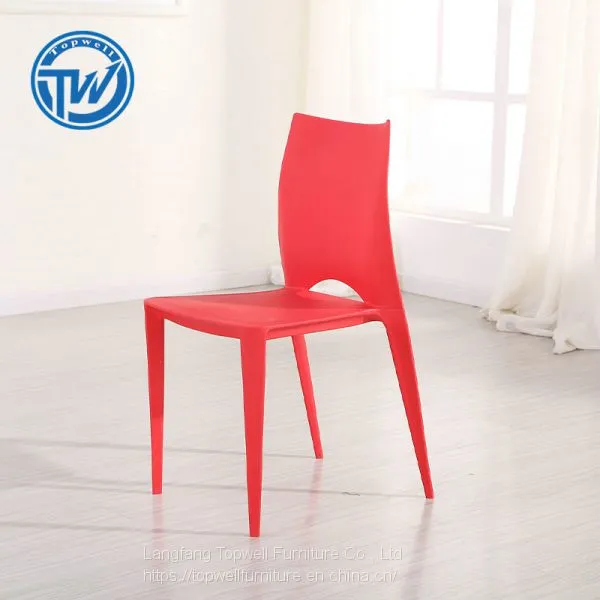 DC-6043 Topwell New Design Plastic Chair Dining Chair Lounge Chair photo-4