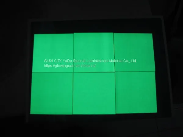 High Quality YADA Pvc Board Glow in Dark