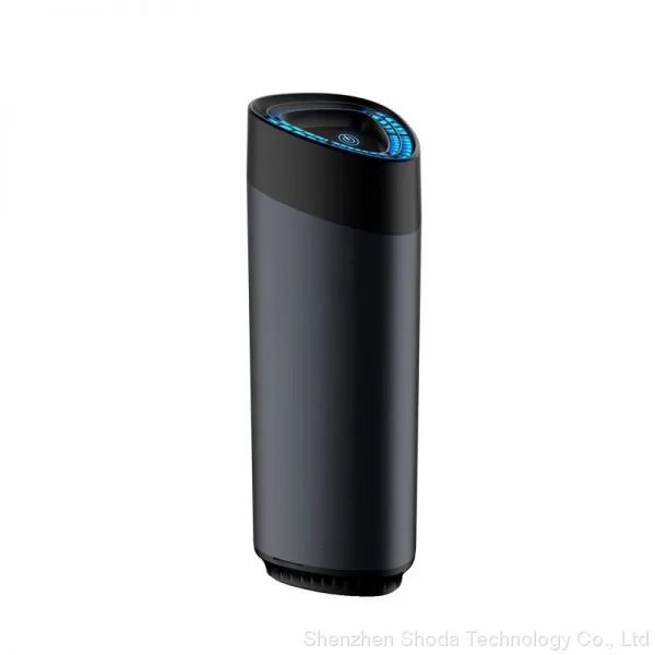 Car Purifier Usb With Negative Ion Hepa Filter Fresh Portable USB Aluminium Alloy Design Car Ion Purifier photo-3