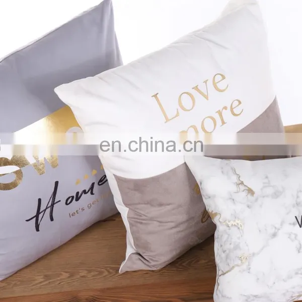 100% Polyester Warm Words Printed Cushion/throw Pillow for Home Decor photo-6