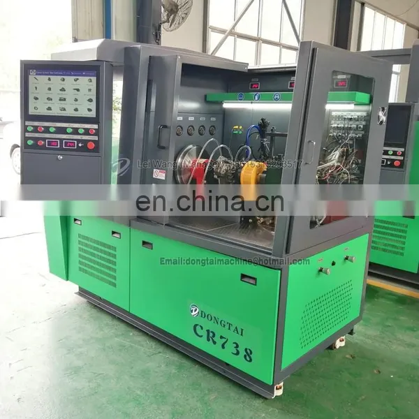 CR738 Multifunctional Injection Pump Test Bench Add System Can Test Common Rail Injector and CAT 320D Pump and EUI/EUP photo-6