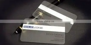 Printed Clear Plastic/paper Business Cards photo-5