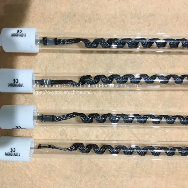 Customize Infrared Carbon Heating Lamp 600mm 220v 1000w for Laminator Machines photo-4