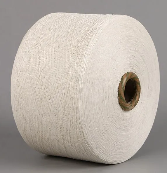 China Yarn for Gloves Nm10/1 Recycled Yarn Dyed Cotton Yarn Raw White photo-2