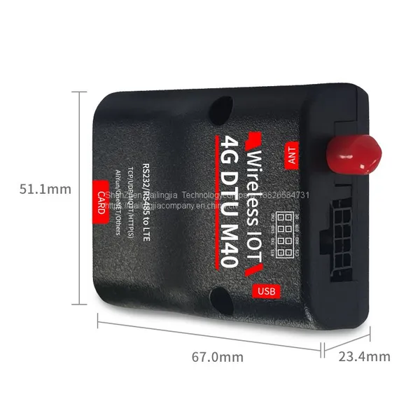 Transceiver Gsm Gprs Dtu Modem Industrial 4g Lte Modem Ethernet Serial Rs485 Gprs Modem Dtu DTU RS485 M40 photo-4