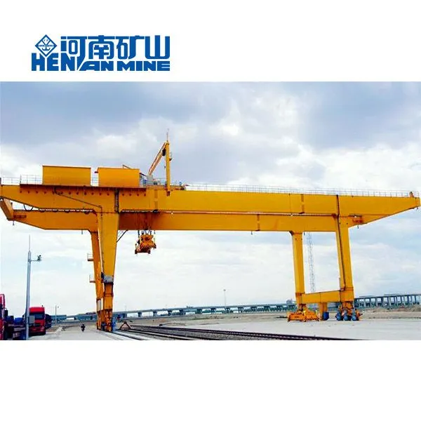 Henan Kuangshan 40 Ton Heavy Duty RMG Rail Mounted Double Beam Container Gantry Crane photo-2