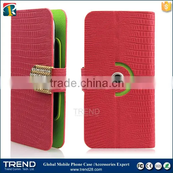 360 Degree Universal Flip Wallet Leather Case for Mobile Phone photo-2