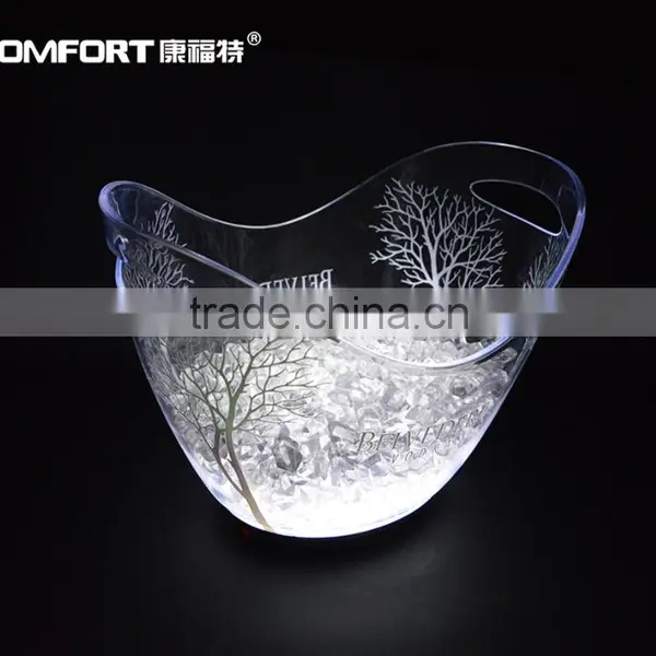 Led Lighting Belvedere Vodka Bottle Ice Bucket Factory Price photo-2