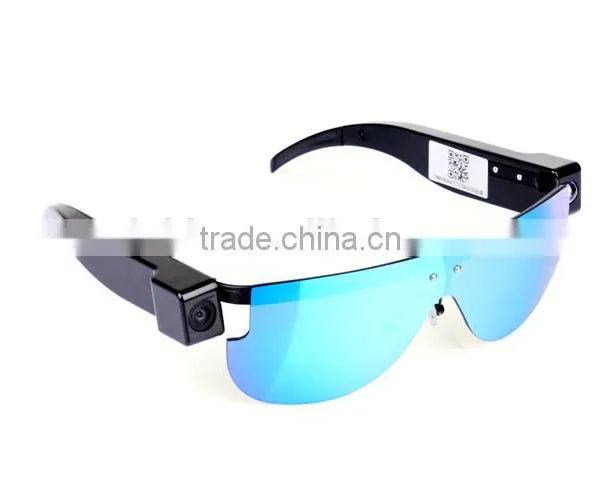 2015 Newest Sunglasses Camera 720P 25FPS Sport Camera Glasses WiFi With Built-in Flashlight and 120 Degree Wide Shooting Angle photo-2