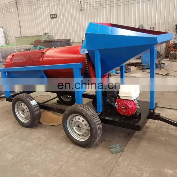 Small Rock Sand Gold Separator Machine Mining Trommmel Screen photo-4