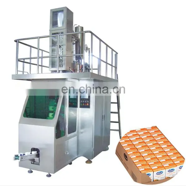 Automatic Juice and Milk Box Filling and Packing Machine photo-4