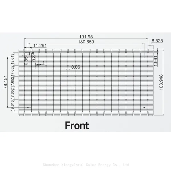 XXR High-Efficiency Solar Cell Ultra-high Conversion Efficiency G12-18BB Series Heterojunction (HJT) Solar Cell photo-3