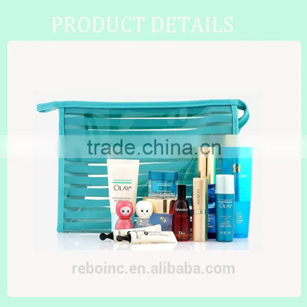 Reboinc-X12 Travel Set Kit Tolitery Trousse Pvc Zipper Bag photo-5