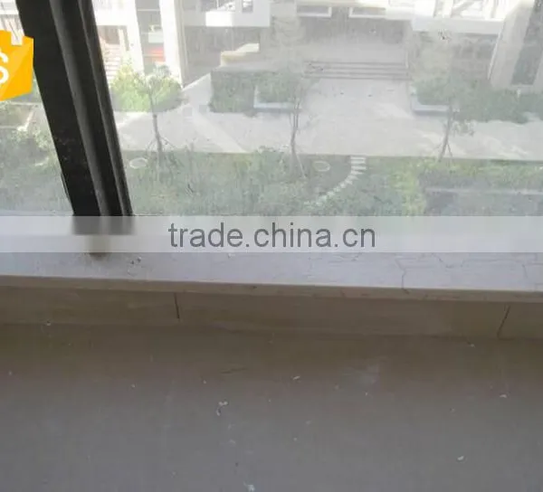 Factory Supply Natural Indoor Polished Shell Beige Marble Tile photo-2