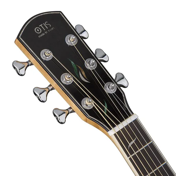Otis D-MINI 36 Size Single Solid Top Acoustic Wood Guitar for Student AM-green photo-3